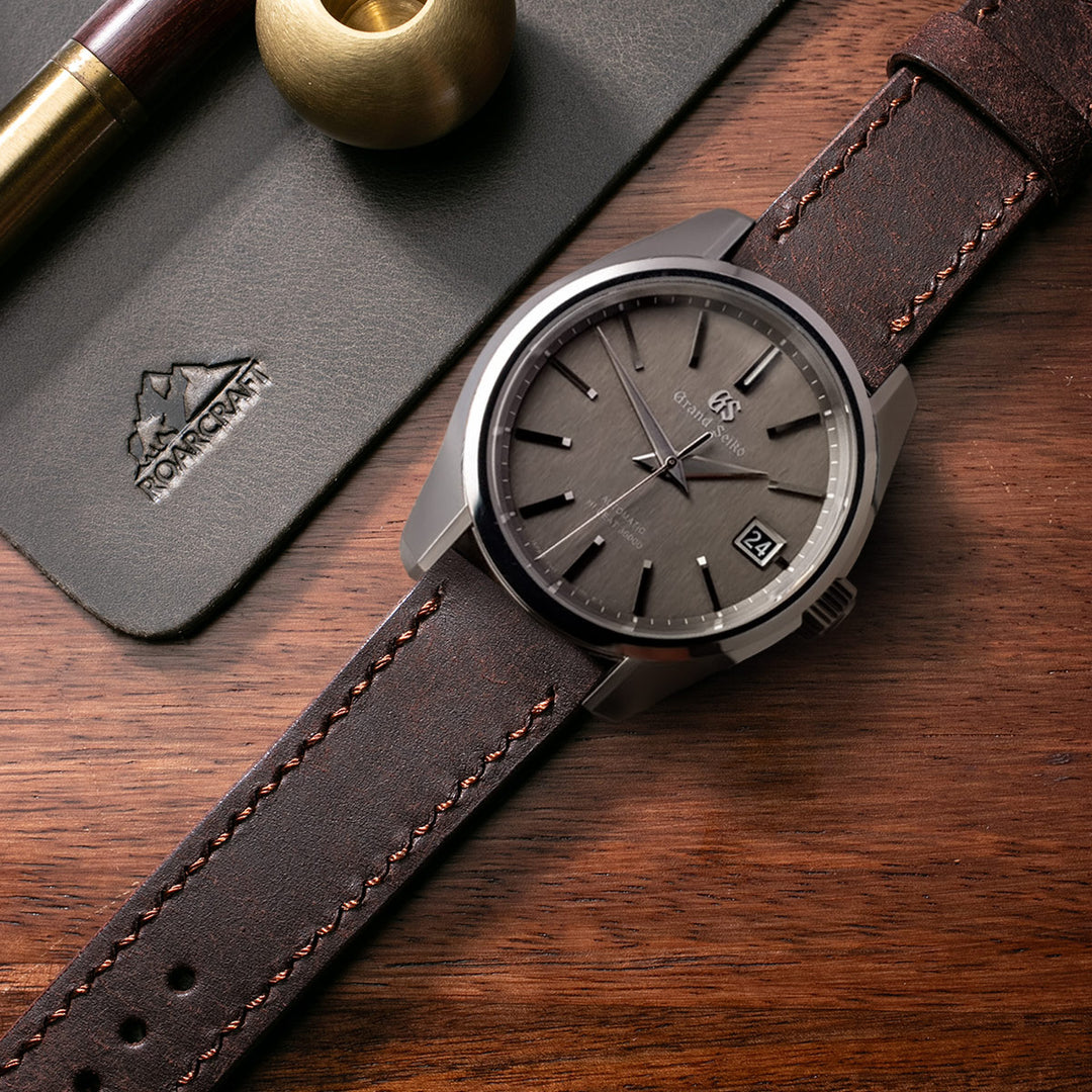 Pueblo Çift Katlı Deri Saat Kayışı - Rustic Brown