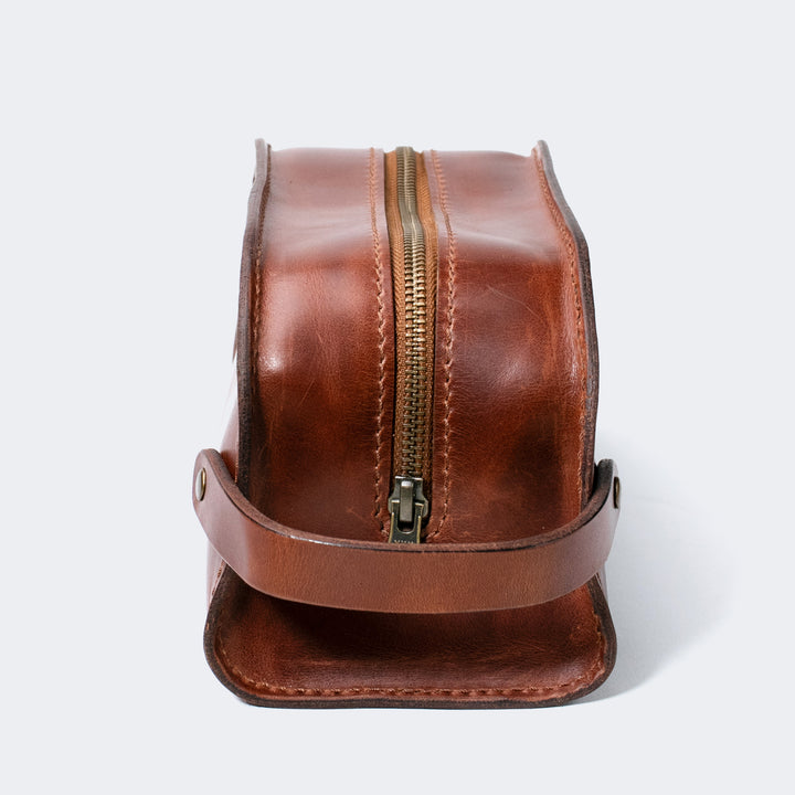 Deri Dopp Kit - Makyaj Çantası - Leather Case