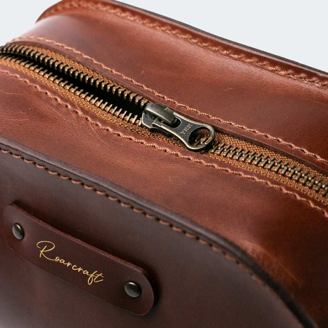 Deri Dopp Kit - Makyaj Çantası - Leather Case