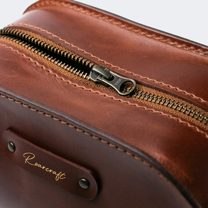 Deri Dopp Kit - Makyaj Çantası - Leather Case