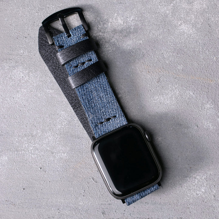 Denim Strap #04 - Apple Watch Kot Saat Kayışı