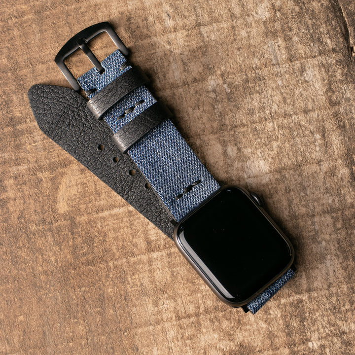 Denim Strap #04 - Apple Watch Kot Saat Kayışı