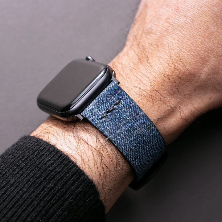 Denim Strap #04 - Apple Watch Kot Saat Kayışı