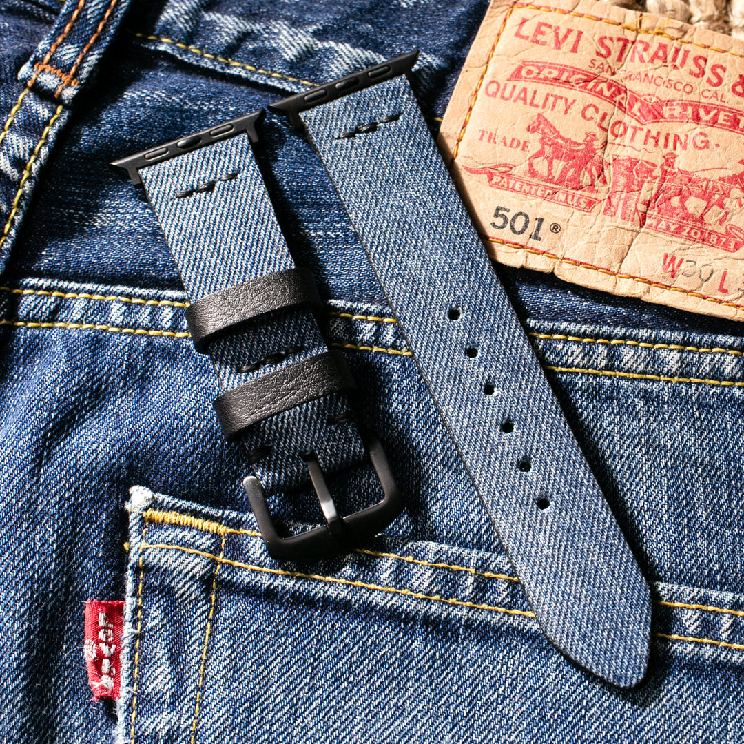 Denim Strap #04 - Apple Watch Kot Saat Kayışı