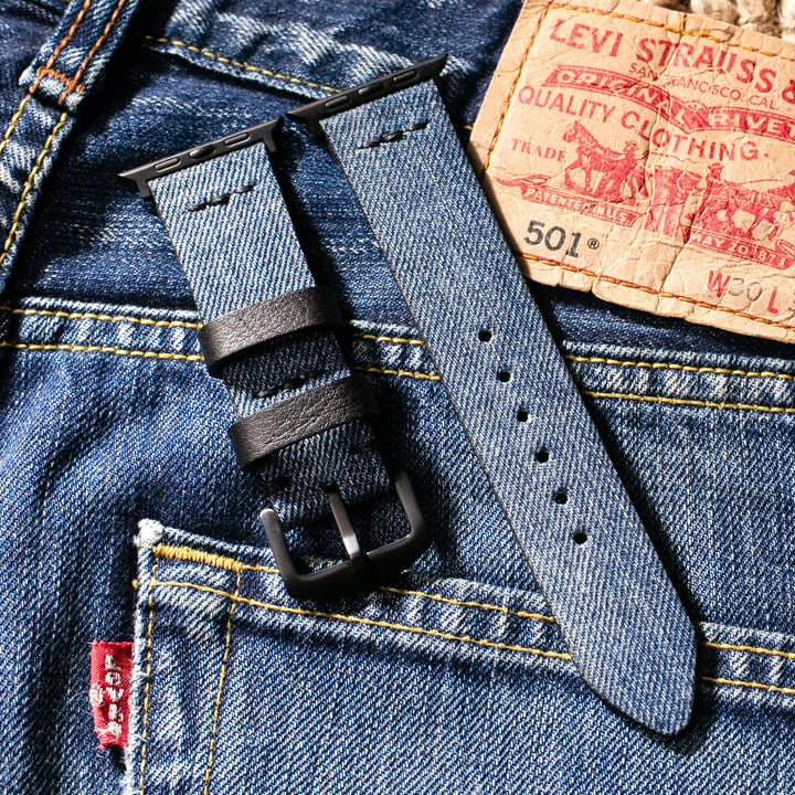 Denim Strap #04 - Apple Watch Kot Saat Kayışı