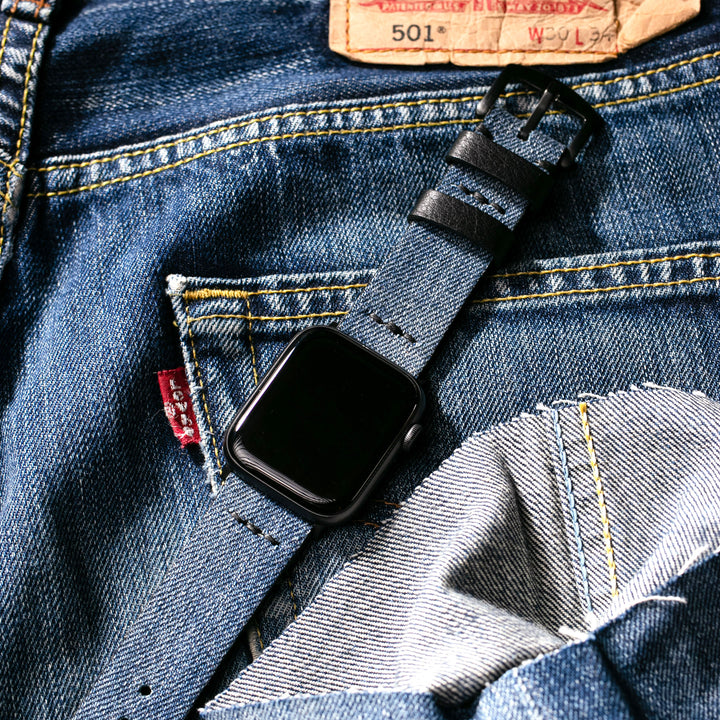 Denim Strap #04 - Apple Watch Kot Saat Kayışı