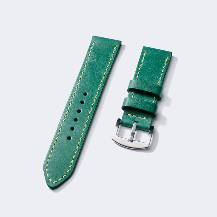 Pueblo Çift Katlı Deri Saat Kayışı - Smooth Teal