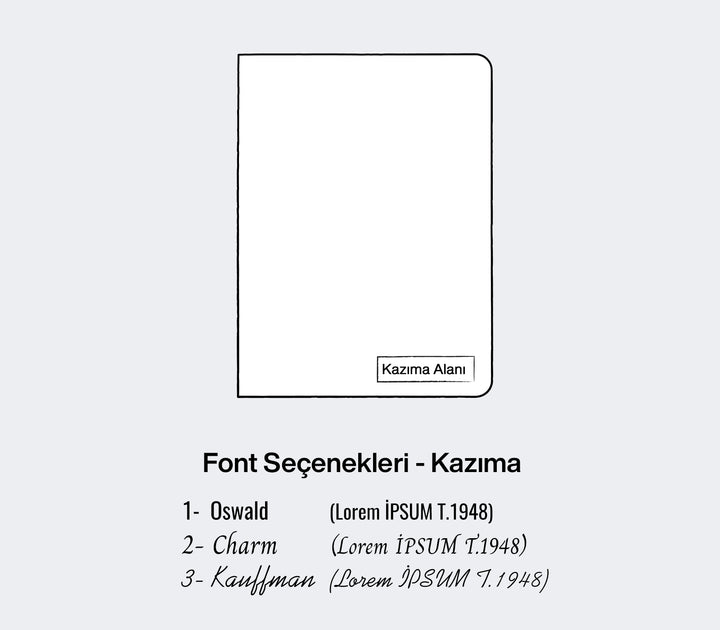 Deri Kapaklı A5 Defter - Roarcraft TR