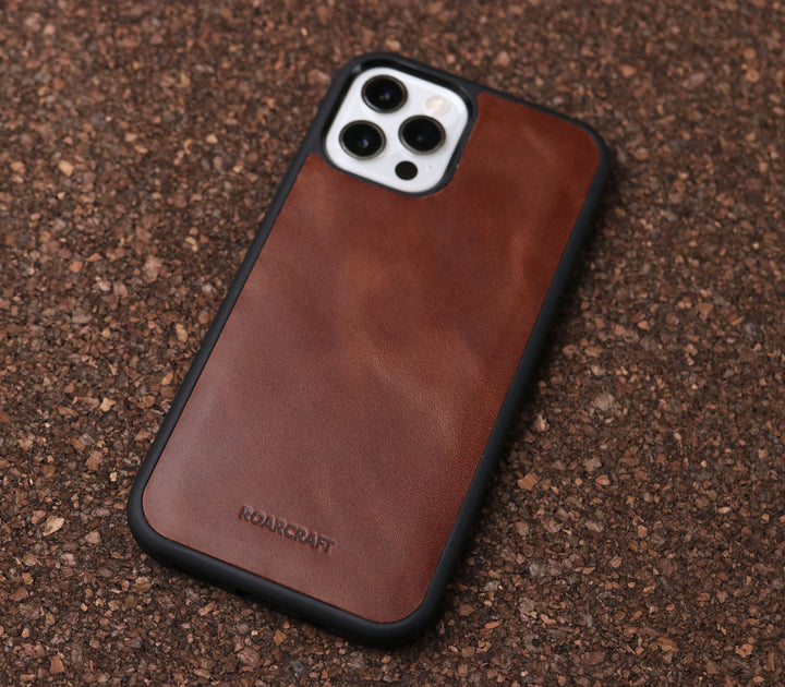 iphone deri kılıf kahverengi