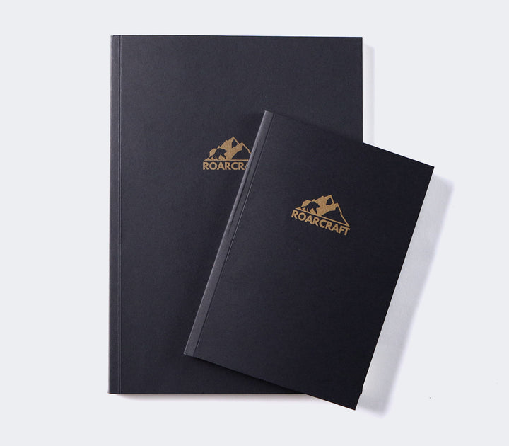 Siyah Kapaklı Çizgisiz A6 Defter - Roarcraft TR