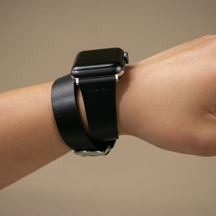 Apple Watch Double Tour Deri Kordon - Roarcraft TR
