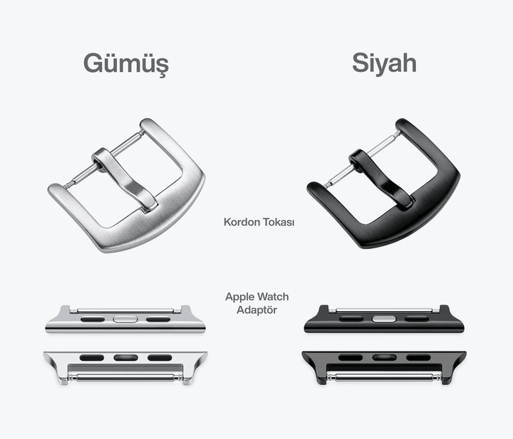 Bund Strap - Tek Kat Deri Apple Watch Kordon - Taba - Roarcraft TR