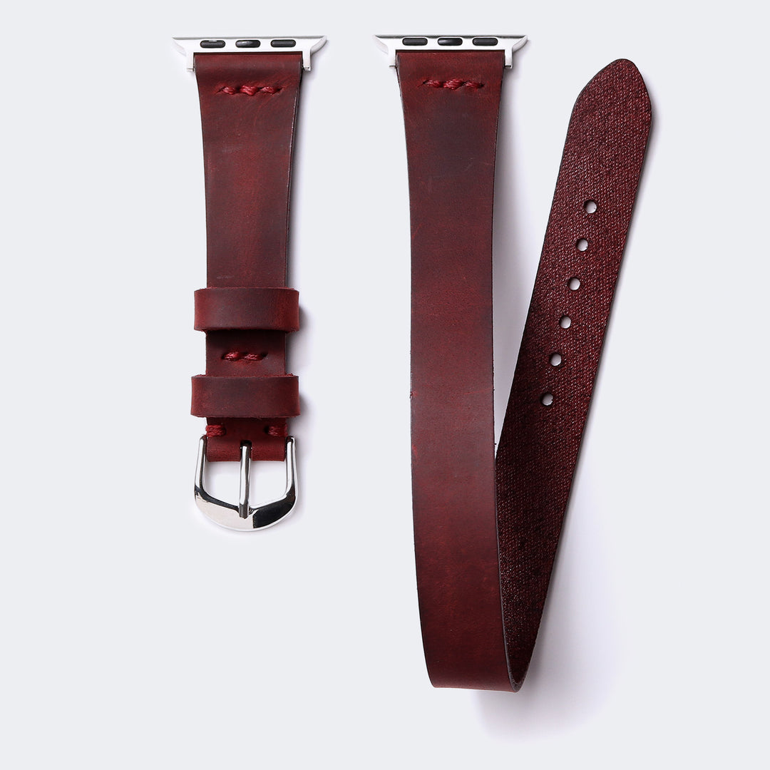 Apple Watch Double Tour Deri Kordon - Roarcraft TR