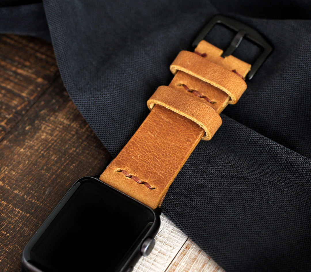 Apple Watch Deri Kordon - Hardal