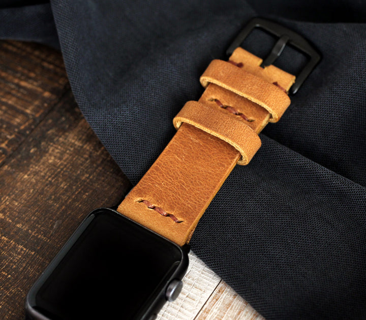 Apple Watch Deri Kordon - Hardal