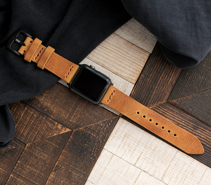 Apple Watch Deri Kordon - Hardal