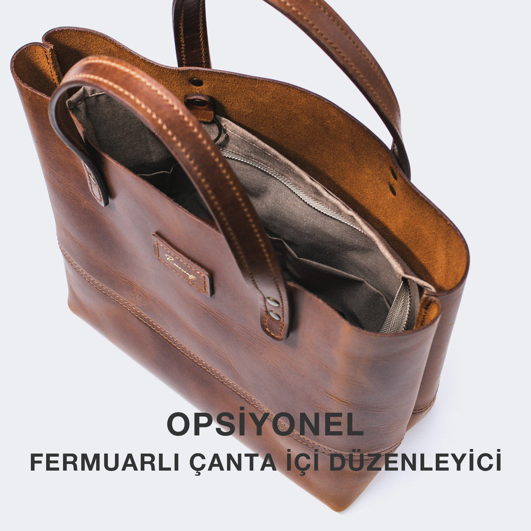Deri Tote Çanta - Roarcraft TR