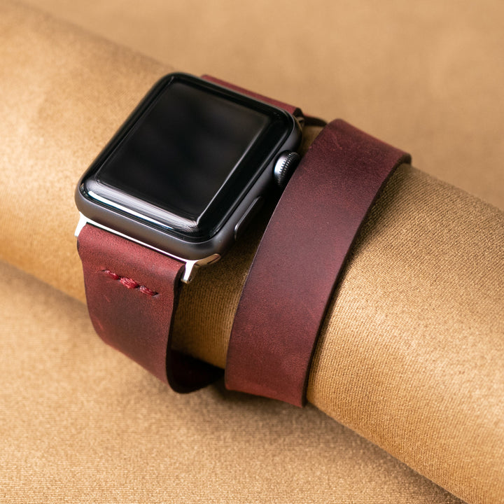 Apple Watch Double Tour Deri Kordon - Roarcraft TR