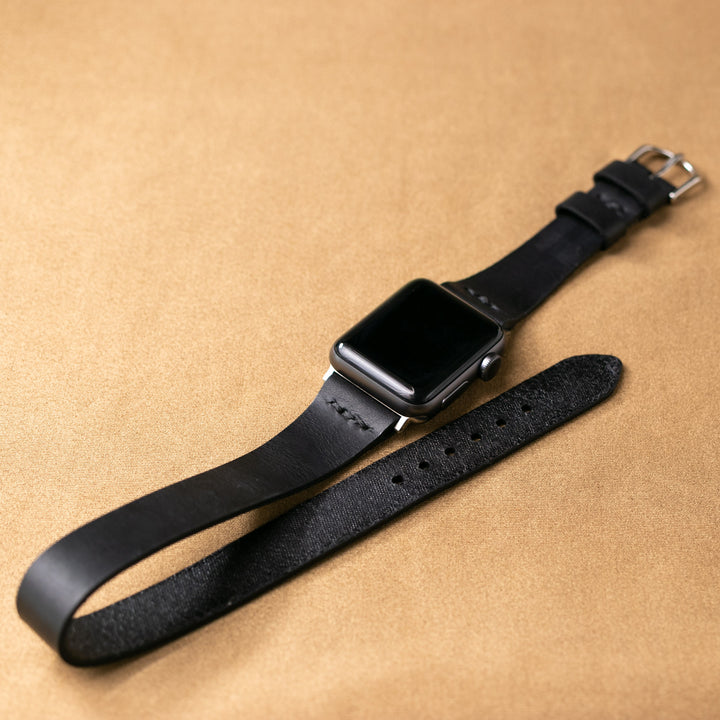 Apple Watch Double Tour Deri Kordon - Roarcraft TR