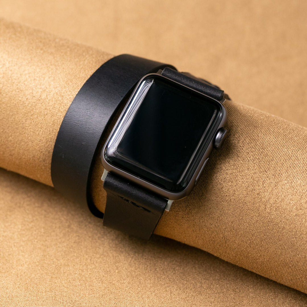 Apple Watch Double Tour Deri Kordon - Roarcraft TR