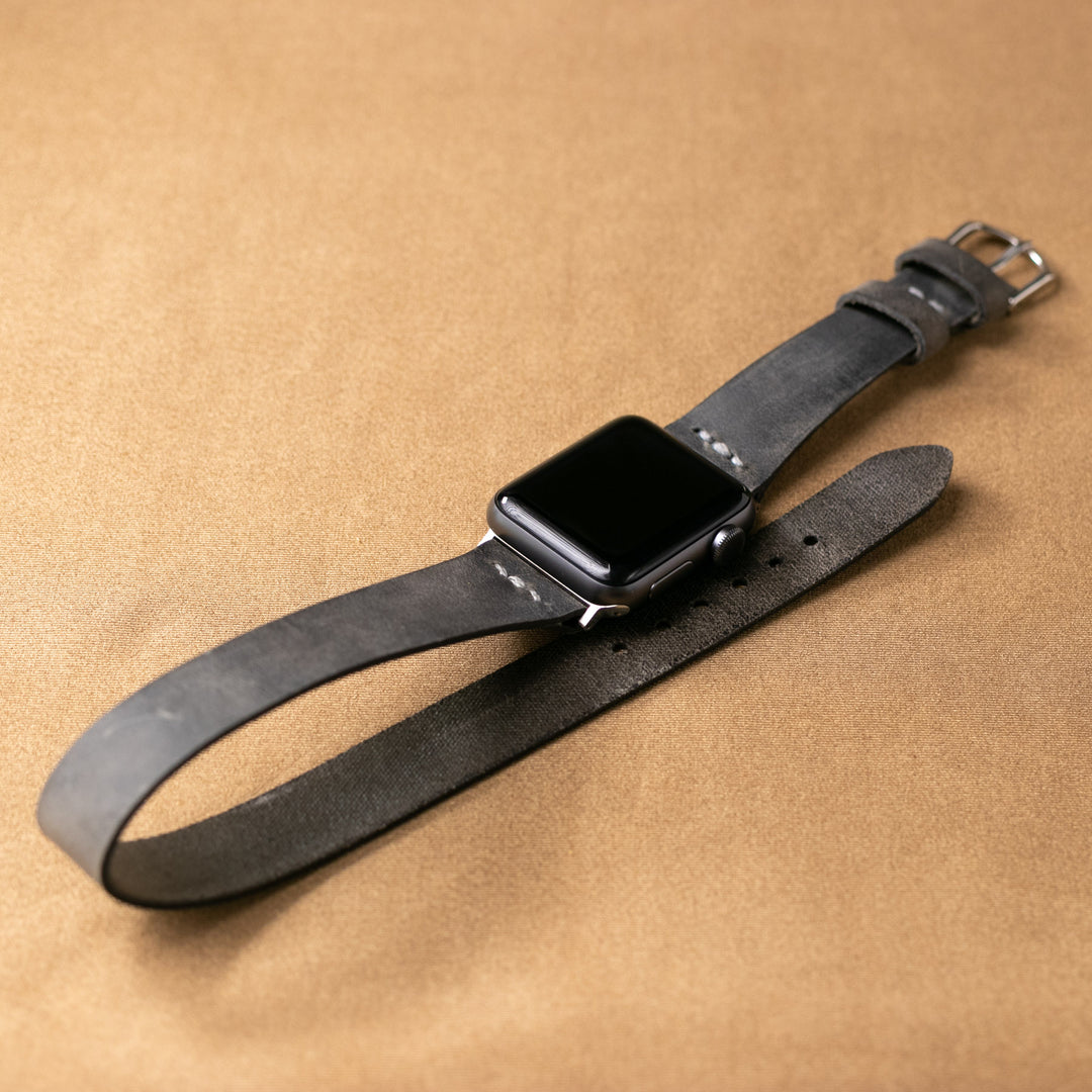Apple Watch Double Tour Deri Kordon - Roarcraft TR
