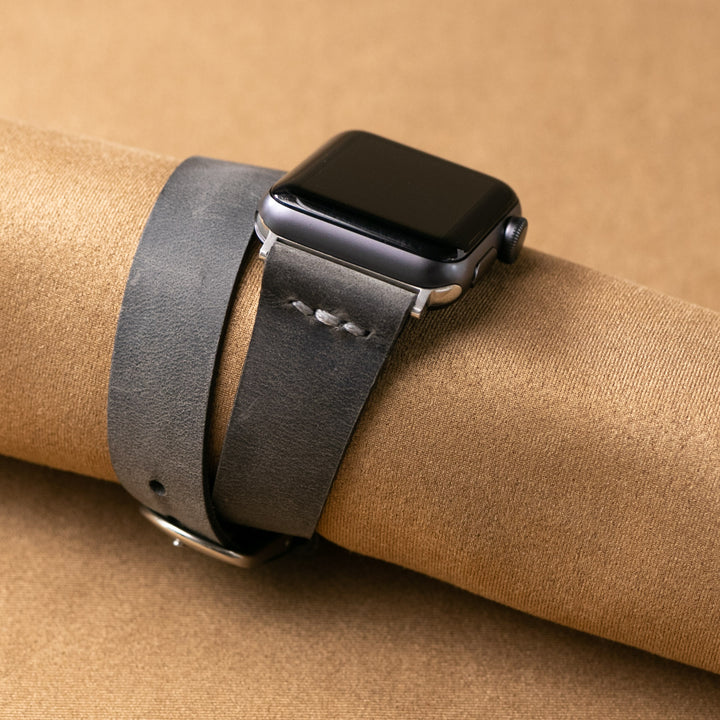 Apple Watch Double Tour Deri Kordon - Roarcraft TR