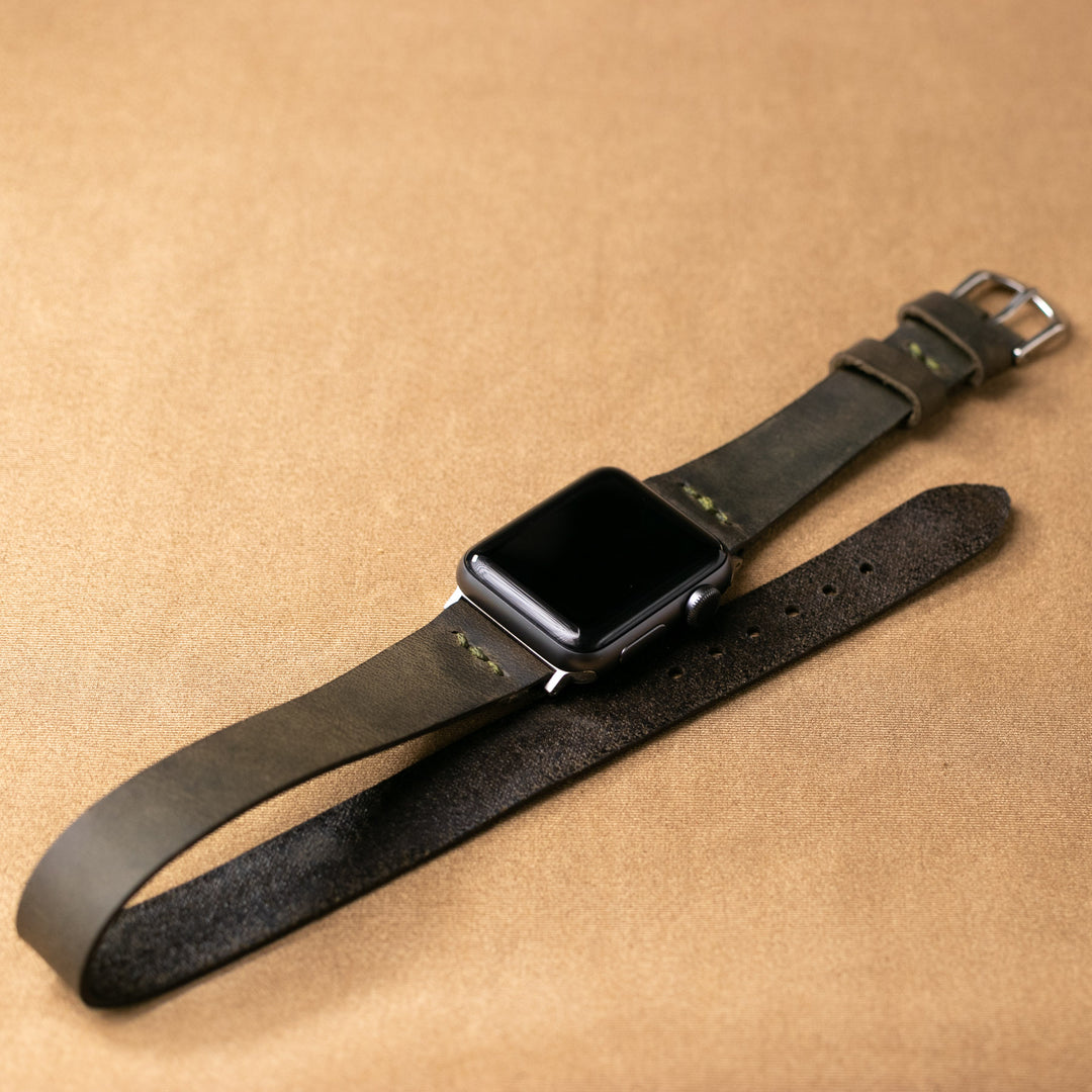 Apple Watch Double Tour Deri Kordon - Roarcraft TR