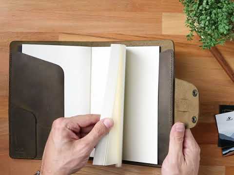A5 Defter Deri Kılıf Organizer