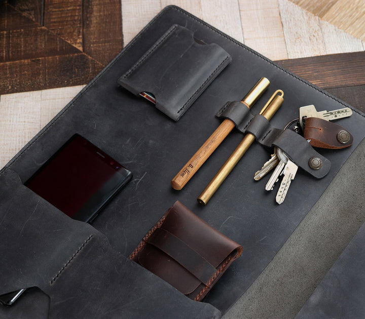 MacBook Organizer - Deri Kılıf - Roarcraft TR